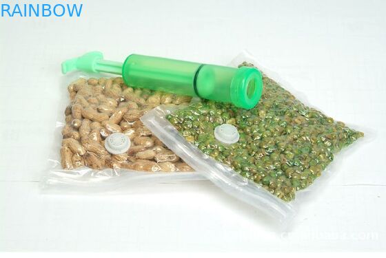 Laminado 3 lados de vácuo de bombeamento de airbag de alimentos de vácuo sacos de vedação para peixes / vegetais