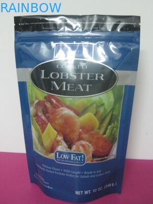 O empacotamento plástico Resealable do malote da folha levanta-se sacos Ziplock laminados da folha de alumínio