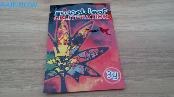 Reino Unido 1g, empacotamento erval do incenso da folha 3g doce/sacos pó químicos da pesquisa com zíper