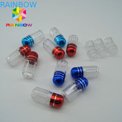 Cápsula de sexo de rinoceronte Botalhas de pílulas de plástico / recipiente de cápsula Empry