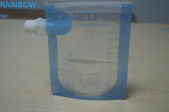 O Ziplock dobro transparente reusável BPA livra o malote do bico do alimento