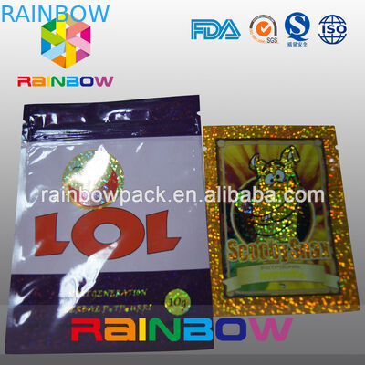 O empacotamento erval personalizado do incenso 4g/10g/Ziplock do pot-pourri ensaca