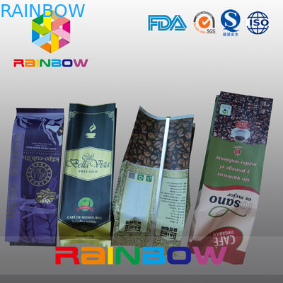 saquinhos de chá da folha 250g de alumínio que empacotam sacos de café laterais do reforço