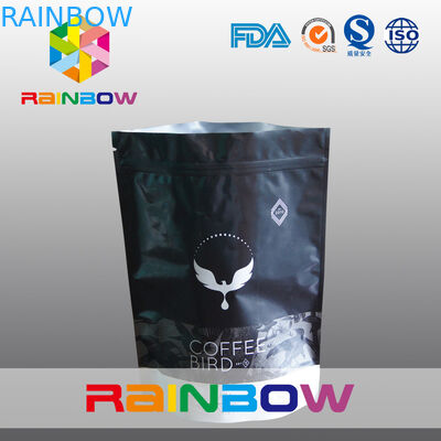 os sacos do reforço da parte inferior de 250g Matt, levantam-se sacos do malote para o empacotamento do café