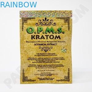 o ziplock de empacotamento da folha de alumínio do malote botânico da folha do extrato ensaca o empacotamento das cápsulas