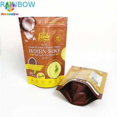 Digitas que imprimem sacos de empacotamento de mylar do zíper do suporte do pó de Kratom do malote da folha acima