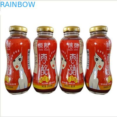 Etiquetas da luva do psiquiatra da garrafa de água do PVC para o empacotamento detergente da garrafa