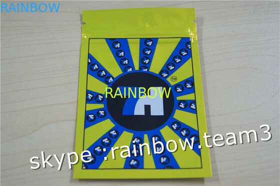 Saco lateral do zíper do selo do saco três ervais do incenso/saco erval feito sob encomenda do incenso para o saco do saquinho de 1g /2g /3g/4g/5g para o pó
