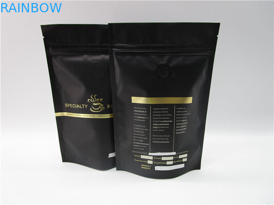 a folha de alumínio do café de 250G 500g levanta-se o malote com válvula, impressão feita sob encomenda