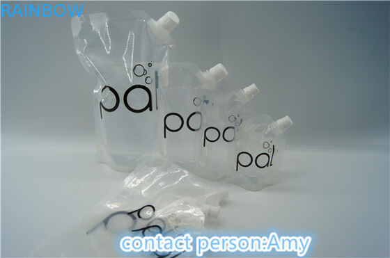 ANIMAL DE ESTIMAÇÃO de empacotamento do malote dobro biodegradável do bico do zíper 200ml/NY/PE