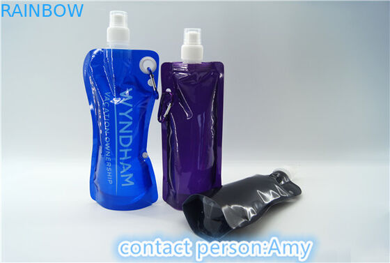 O armazenamento líquido ziplock da bebida impermeável da energia ensaca o uso da bebida do coco