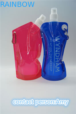 O armazenamento líquido ziplock da bebida impermeável da energia ensaca o uso da bebida do coco