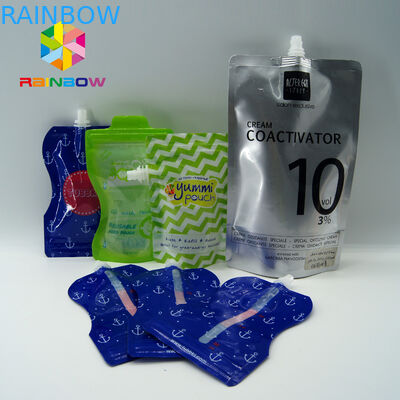 Empacotamento reusável impresso, tamanho personalizado do malote do bico do comida para bebê