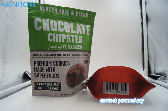 biscoito relativo à promoção do chocolate de 2017 projetos novos que empacota o malote do queijo de bag/10oz com zíper