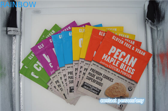 Sacos plásticos do empacotamento de alimento do petisco/saquinho para cookies, malote do queijo 10oz com zíper