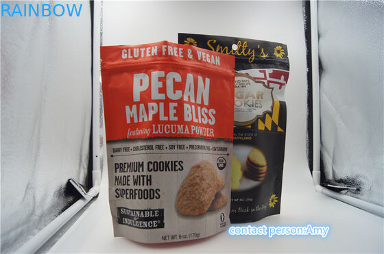 Sacos plásticos do empacotamento de alimento do petisco/saquinho para cookies, malote do queijo 10oz com zíper