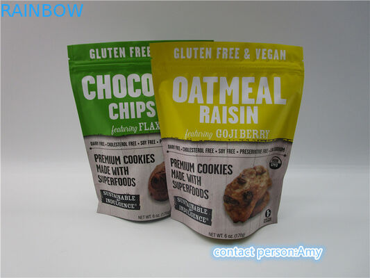 Impressão de empacotamento do Gravure do saco relativo à promoção feito-à-medida do petisco do biscoito do chocolate