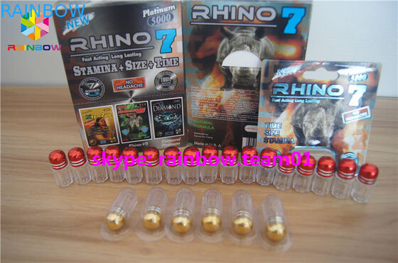 Garrafas de comprimido plásticas personalizadas da bala, garrafas plásticas da medicina com tampão do metal