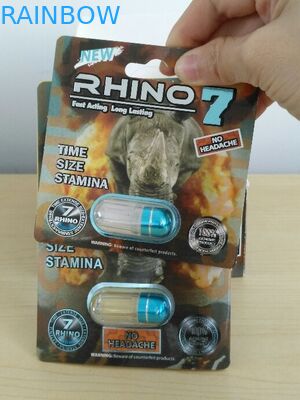 Recipiente masculino de empacotamento do comprimido do realce do sexo da caixa de papel do ODM do OEM