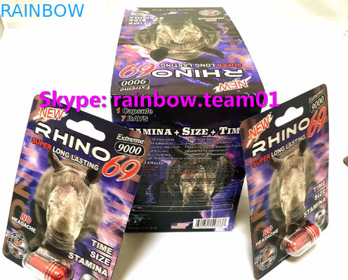 Blocos de bolha sexuais masculinos da medicina do desempenho/empacotamento feito sob encomenda da bolha