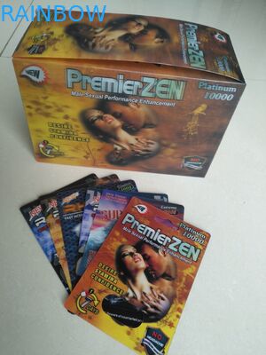 Os comprimidos masculinos do realce cancelam materiais de empacotamento do papel da bolha/PP