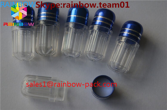 os comprimidos pequenos do sexo do recipiente da cápsula da forma do comprimido encerram a caixa da cápsula para a garrafa de comprimido de empacotamento do realce do comprimido do rinoceronte 7