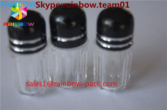 as garrafas de comprimido plásticas para o pau dos recipientes do capsul da venda deram forma aos recipientes azuis da cápsula da garrafa sextavados e à forma octogonal