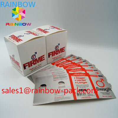 Os comprimidos do realce do sexo da caixa de exposição da mamba preta que empacotam o cartão 3D efetuam o comprimido do sexo