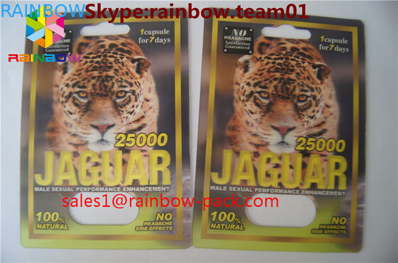 o costume lenticular do cartão do plástico 3D de FX 25000 do cartão da impressão 3D imprimiu o sexo do rinoceronte V7 3D que pillspackaging o cartão do comprimido do sexo 3D