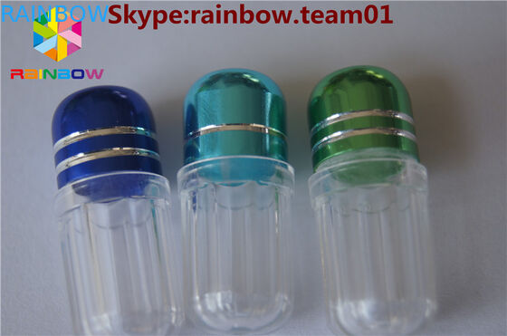 venda a retalho de mamã negra recipientes de cápsulas para pílulas de rinoceronte frascos de plástico vazios de pílulas sexuais recipientes de frascos de pílulas sexuais