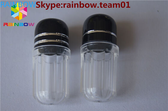 Cápsulas de alargamento do pénis / pílula sexual frascos plásticos de medicina com tampa de anel