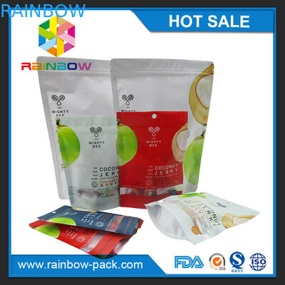 o holograma feito sob encomenda que lamina as microplaquetas de batata plásticas dos malotes do fecho de correr-fechamento que empacotam o saco permeável da umidade metalizou o filme do bopp