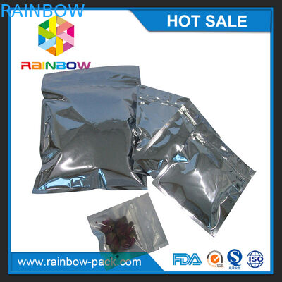 O costume imprimiu o mini saco ziplock laminado folha de mylar para sacos de plástico evidentes do fechamento do fecho de correr da calcadeira dos comprimidos da medicina