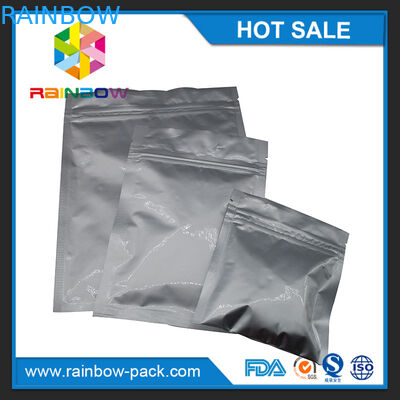 O costume imprimiu o mini saco ziplock laminado folha de mylar para sacos de plástico evidentes do fechamento do fecho de correr da calcadeira dos comprimidos da medicina