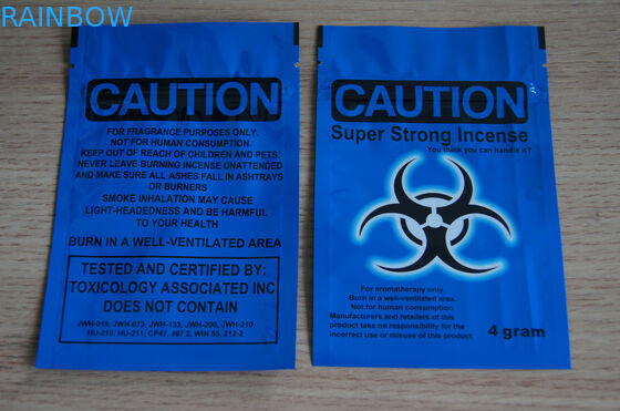 Especiarias botânicas do extrato que empacotam sacos, sacos de plástico ervais do fechamento do fecho de correr do incenso de Klimax