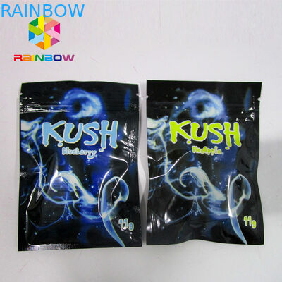 O incenso erval da especiaria Resealable que empacota, mylar ziplock ensaca um claro lateral