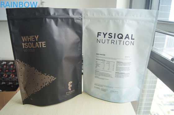 Levante-se sacos de pó da proteína do soro da folha de alumínio para 480g