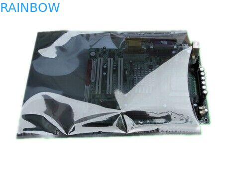 Nylon transparente/parcialmente transparente do anti saco estático grande do fechamento de prata do fecho de correr