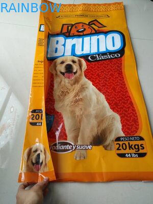 Reforço lateral de empacotamento do saco do armazenamento lateral do alimento do malote do reforço para o alimento animal de animal de estimação