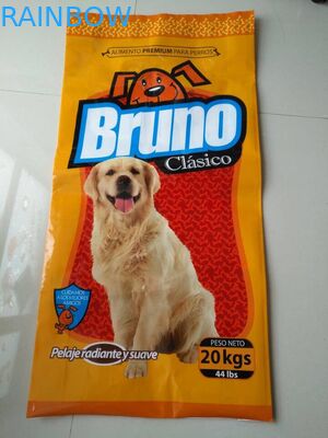 Reforço lateral de empacotamento do saco do armazenamento lateral do alimento do malote do reforço para o alimento animal de animal de estimação