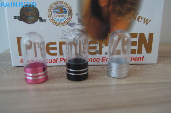 Garrafas de pílulas de plástico vazias em forma de cápsula Container Bottle PremierZen 3d Cartões embalagem