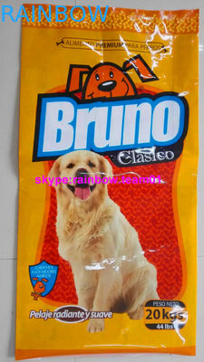 Certificação feita sob encomenda do GV do saco do reforço do lado do animal de estimação da soldadura térmica do malote dos alimentos para animais de estimação do gato