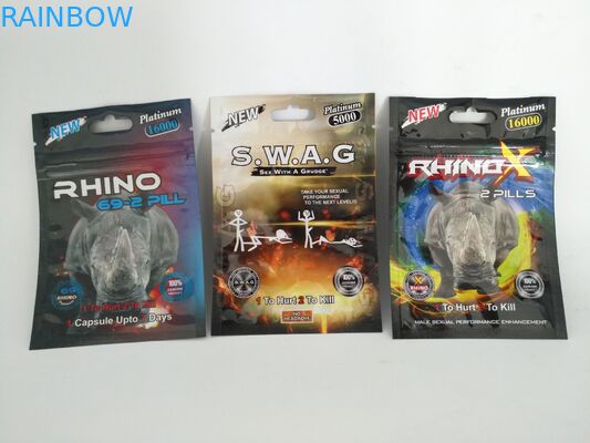 Sacos Ziplock médicos duros de empacotamento laminados do comprimido do encore do malote da folha do alimento