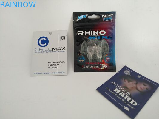 Sacos Ziplock médicos duros de empacotamento laminados do comprimido do encore do malote da folha do alimento