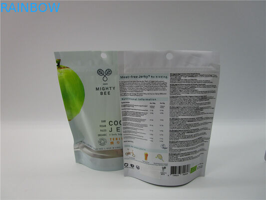 Esteja sacos acima personalizados de Canabis com janela clara/entalhe gomoso do rasgo do saquinho do zíper