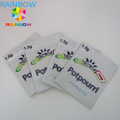 O comprimido masculino do realce ensaca 3 - malote liso do fecho de correr lateral do selo que empacota com furo do cair