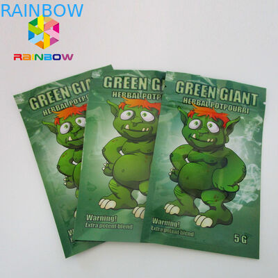 O comprimido masculino do realce ensaca 3 - malote liso do fecho de correr lateral do selo que empacota com furo do cair