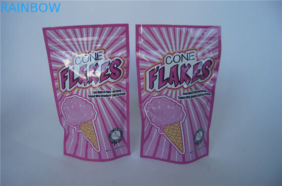 Tempere sacos da parte superior do zíper da folha de alumínio pequena Ziplock de THC/CBD para o sabor diferente do fruto