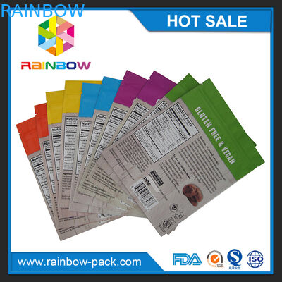 250g a folha de alumínio Mylar imprimindo matte levanta-se as cookies Ziplock que empacotam o saco do malote