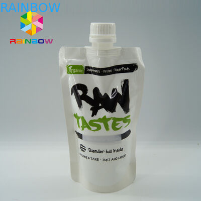 O saco de empacotamento impresso personalizado do mel com bico/levanta-se o malote para o mel da abelha